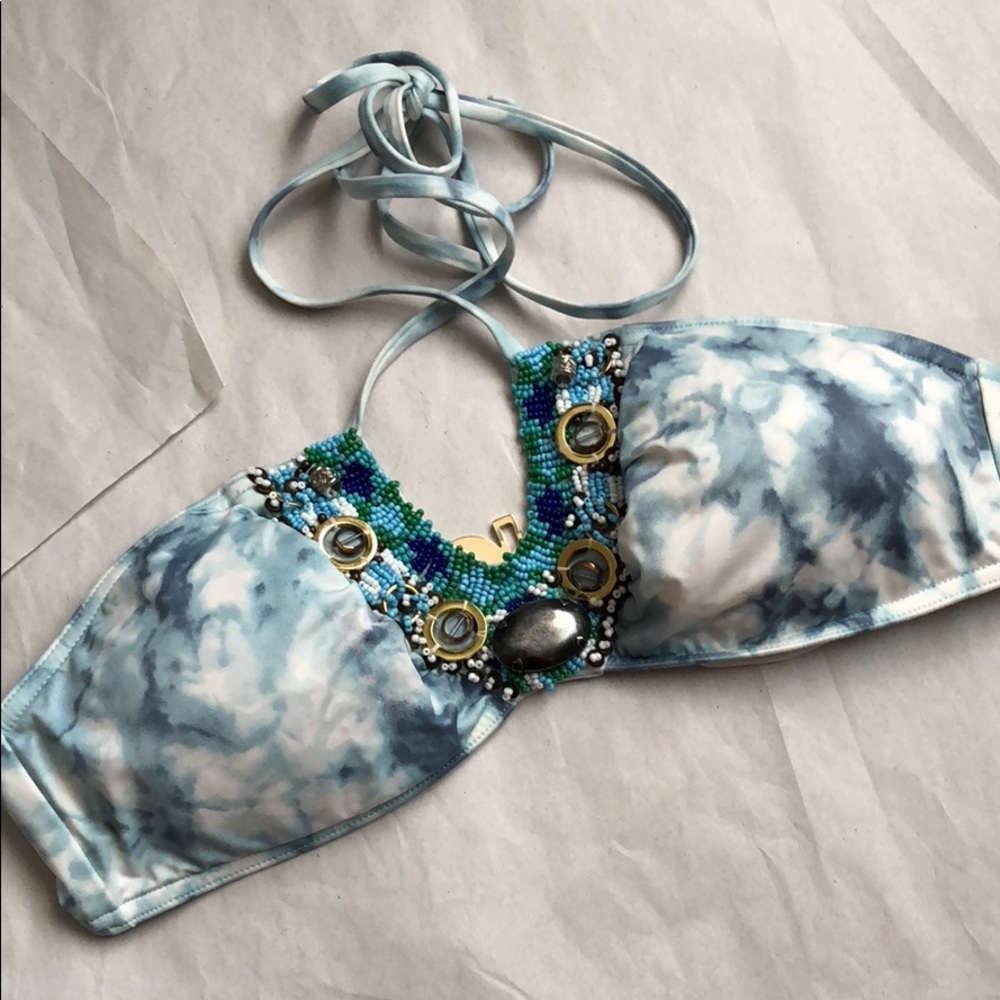 Victorias Secret beaded Bikini Top! - Picture 2 of 8